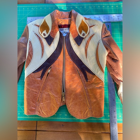 Vintage East West Musical Instruments Co. San Francisco Leather “Parrot” Jacket - Picture 5 of 13